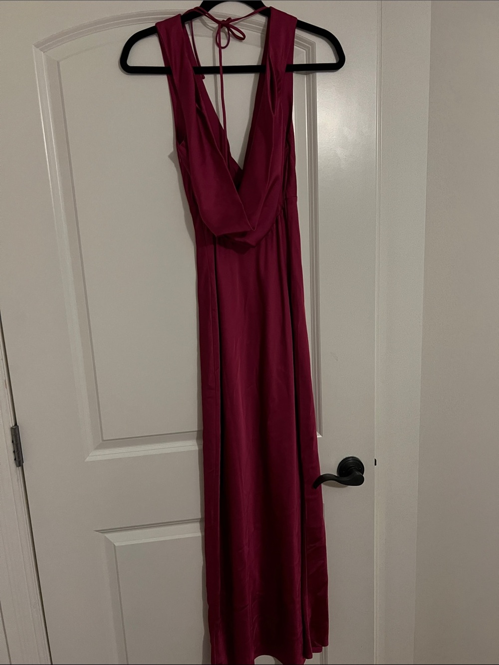 Abercrombie V-Neck Fuchsia Maxi Dress - Picture 4 of 5